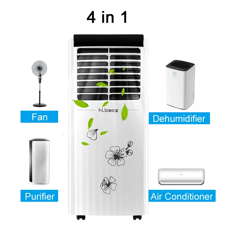Ventilateur de climatiseur portable 4 en 1 pour chambre