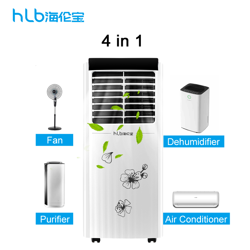 Mini climatiseur portable anti-effraction à double tuyau
