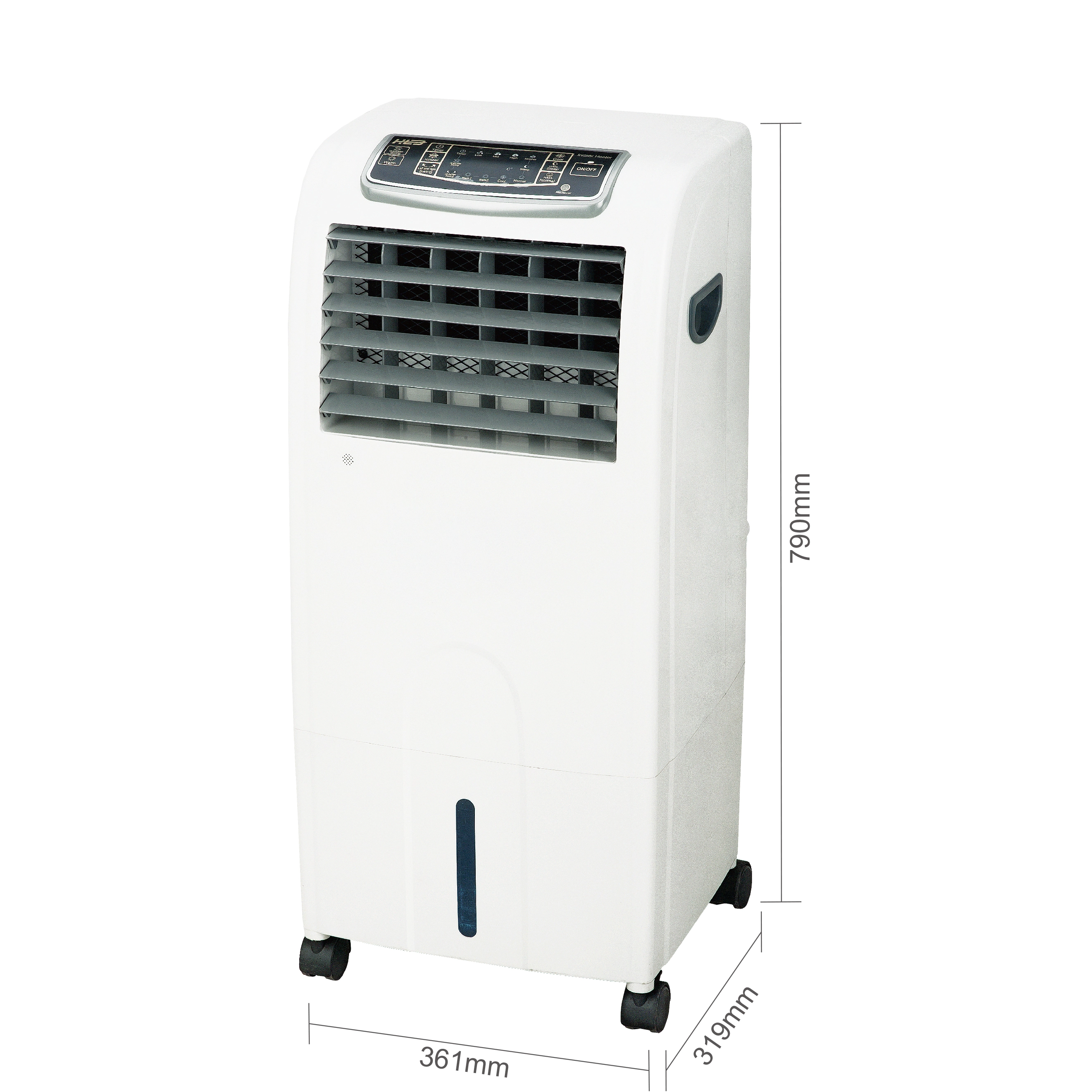 Le refroidisseur d'air électrique de refroidissement par eau et de chauffage PTC 16L