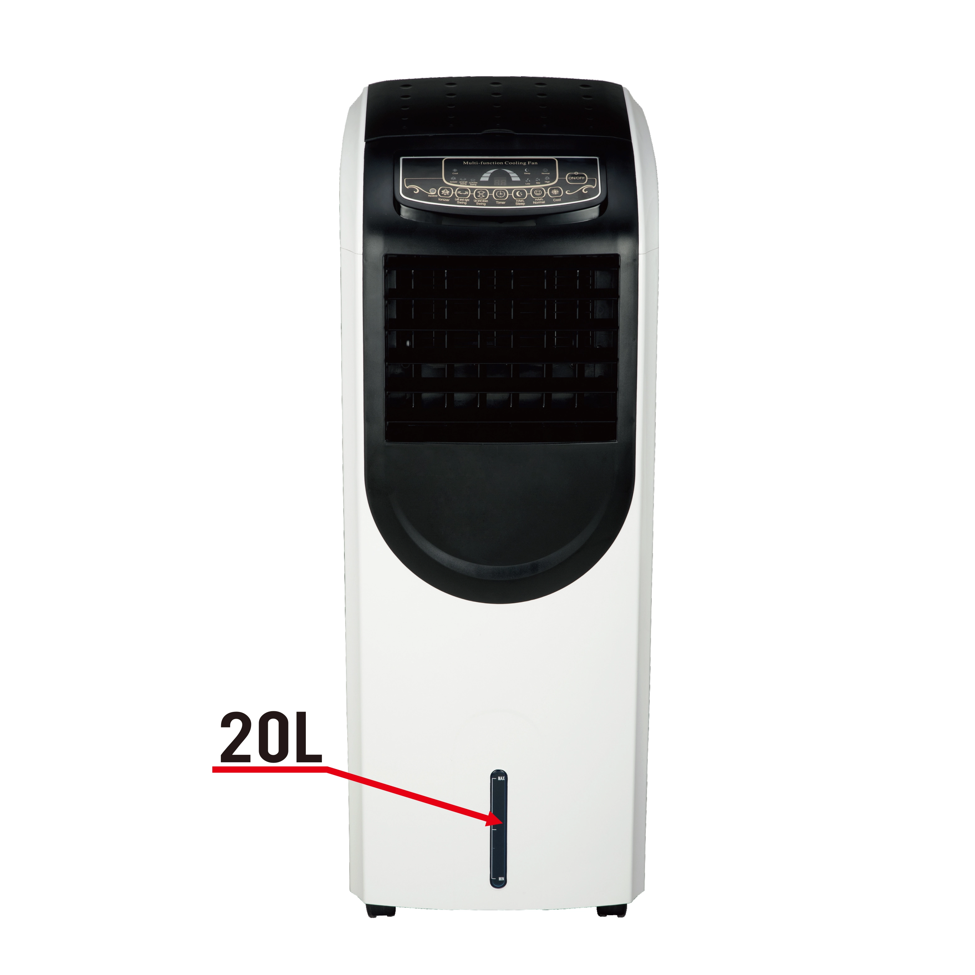 Refroidisseur d'air évaporatif domestique soufflant centrifuge silencieux d'intérieur 20L